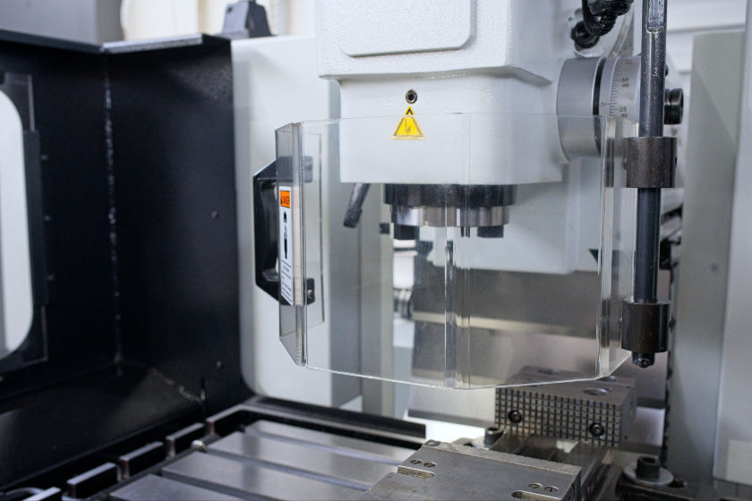 Sicherheitsüberwachung der Fräsmaschine