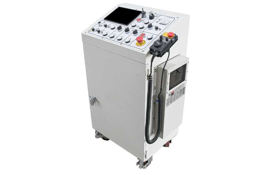 Bedienpult der Flachschleifmaschine