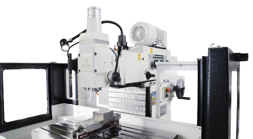 Arbeitsraum der konv. Fräsmaschine