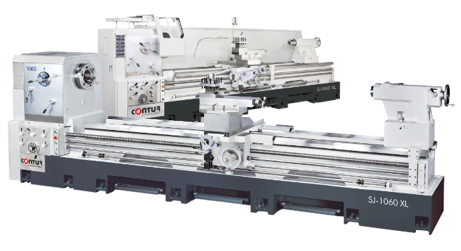 Drei große konventionelle Drehmaschinen