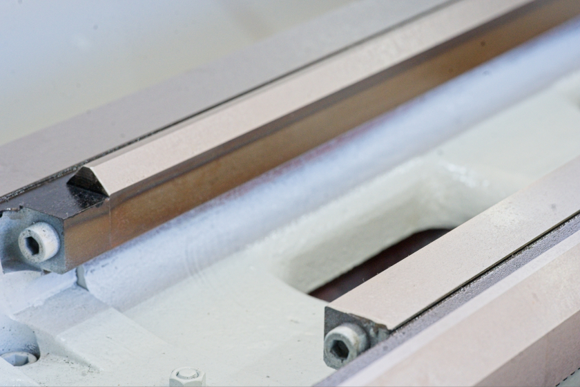 Führungen der konventionellen Drehmaschine